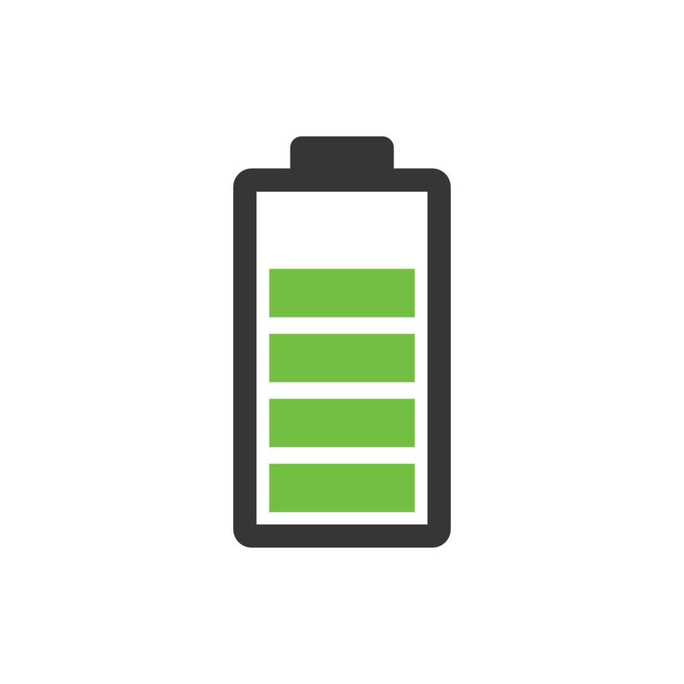 battery icon design template vector