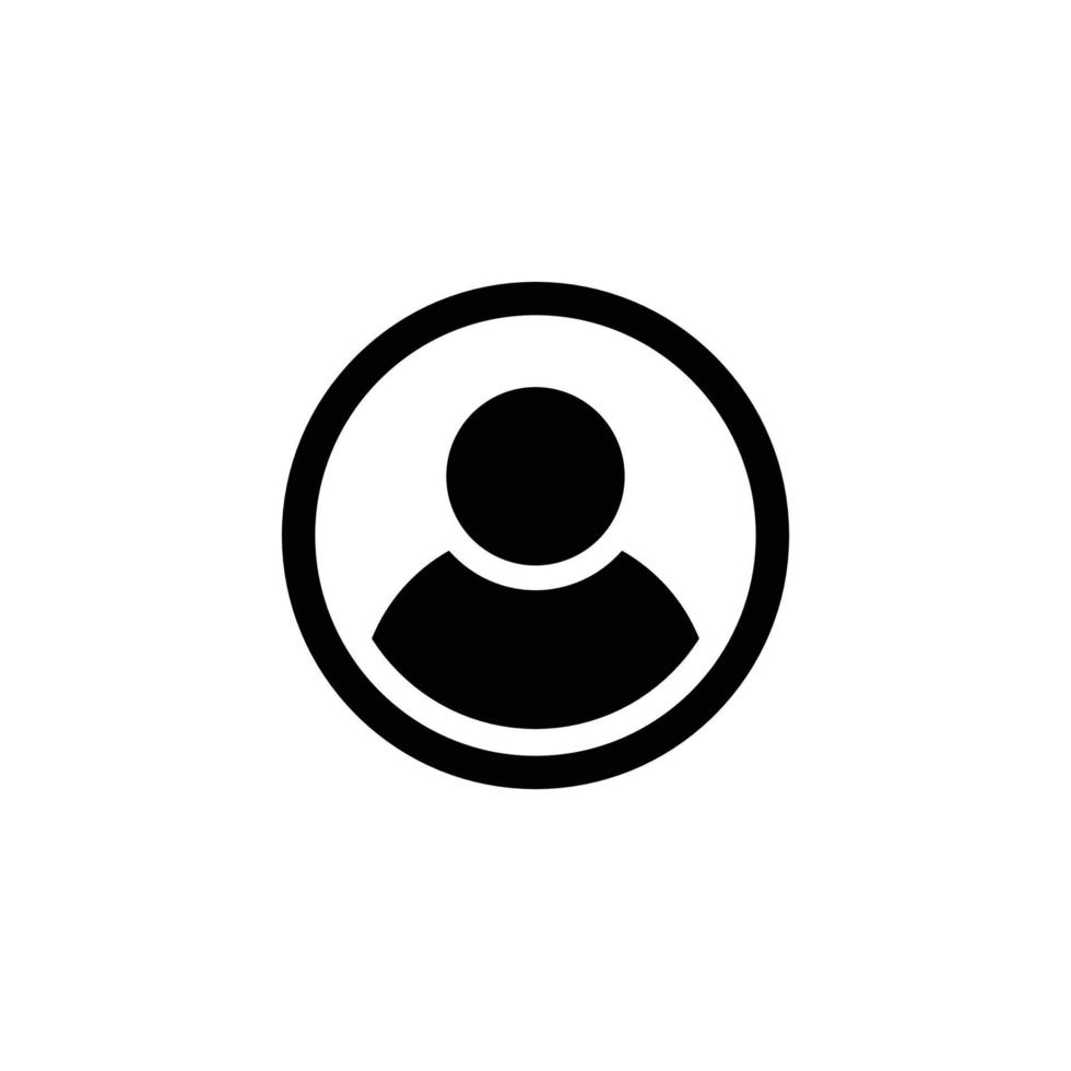 contact icon design template vector