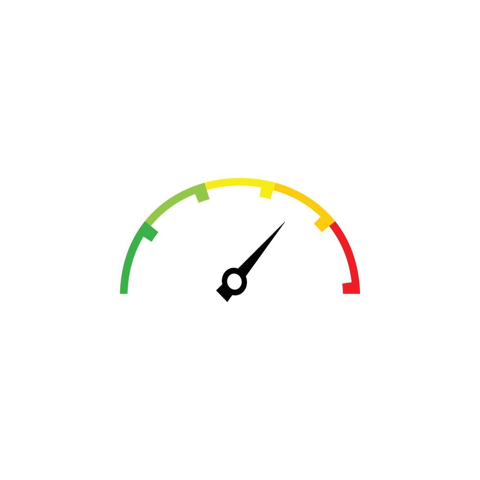 speedometer icon design template vector