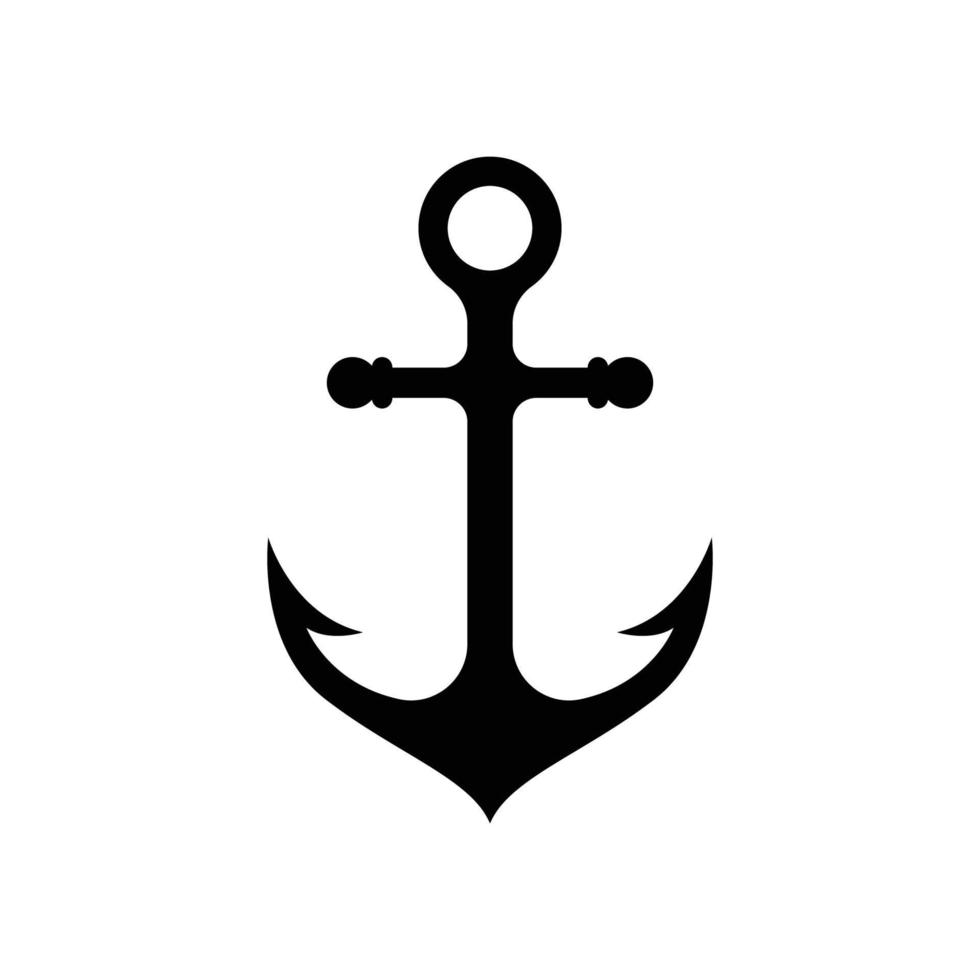 anchor icon design template vector