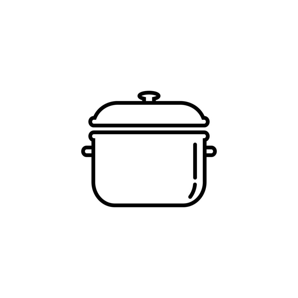 pot logo icon design template vector