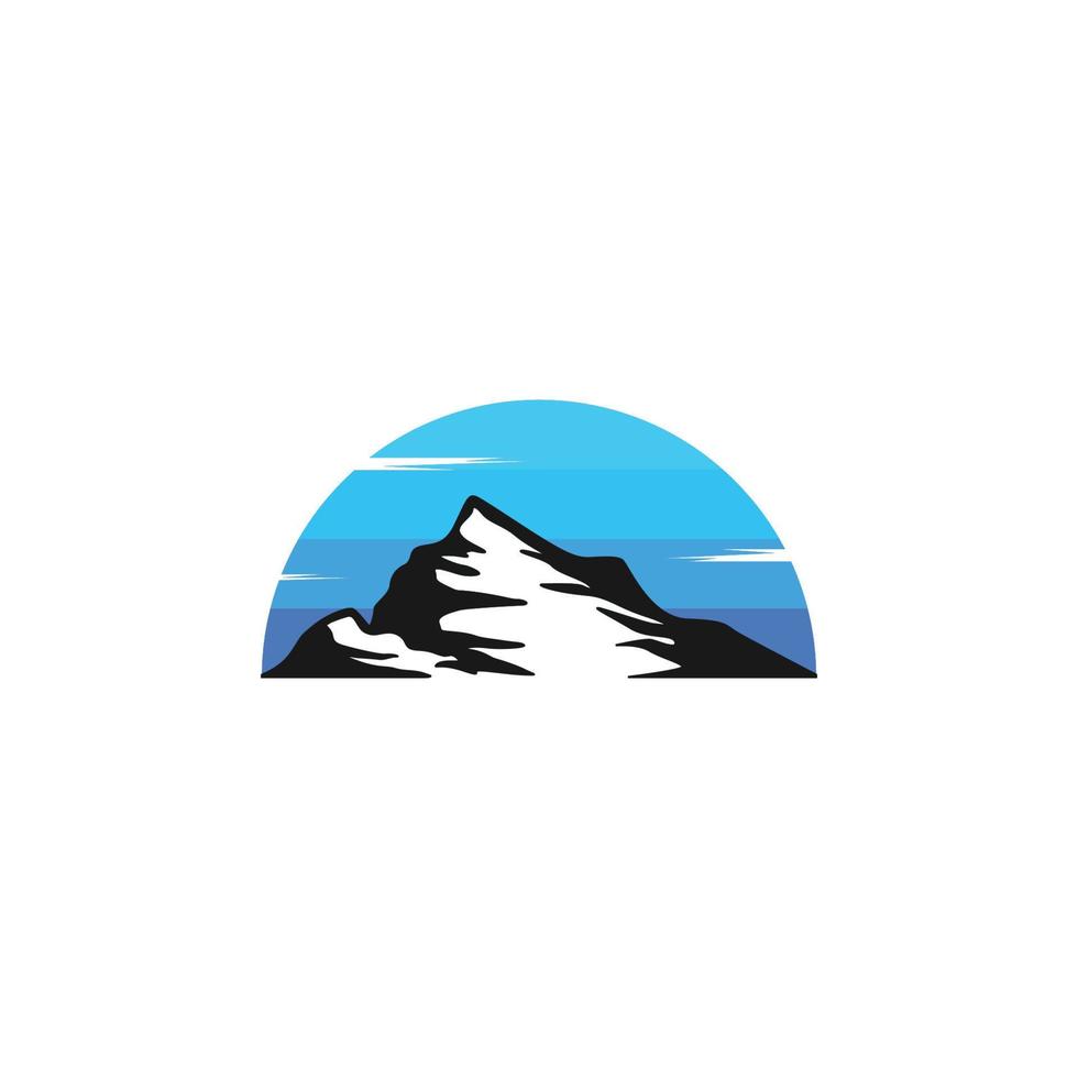 mountain logo icon design template vector