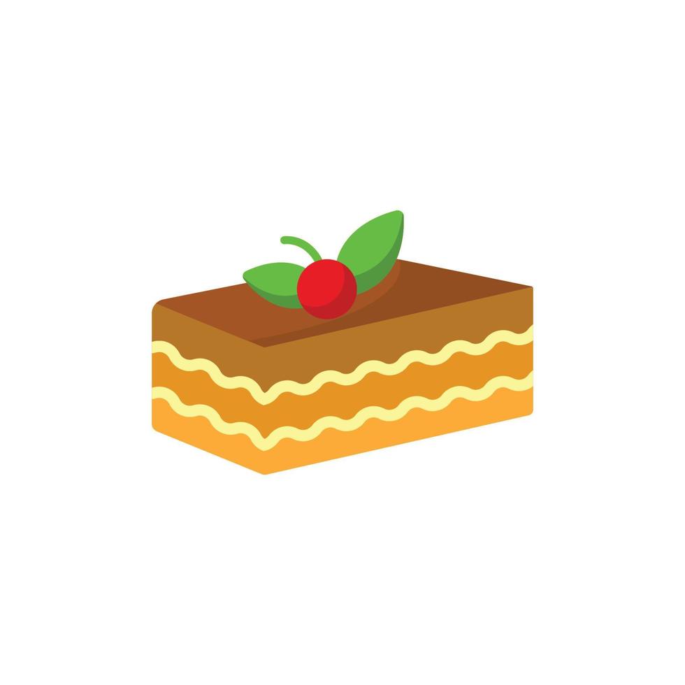 Mille Feuille cake icon design vector