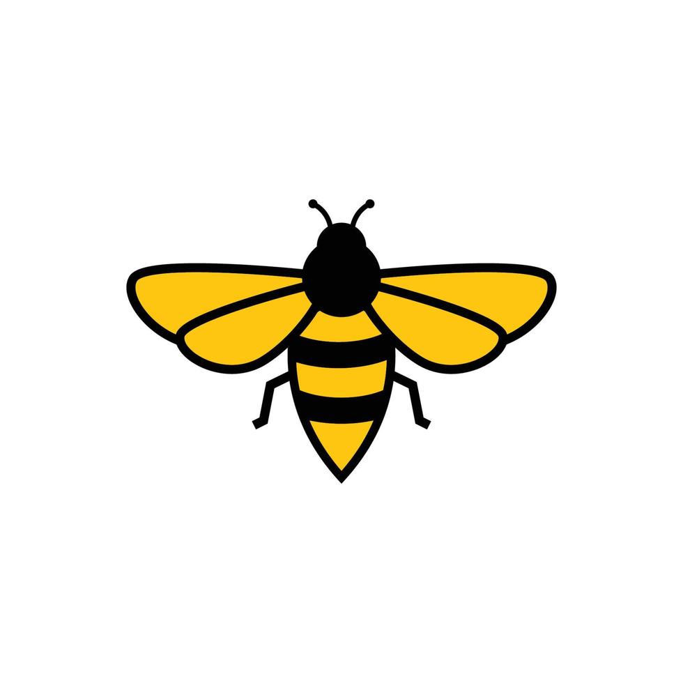 bee icon design template vector