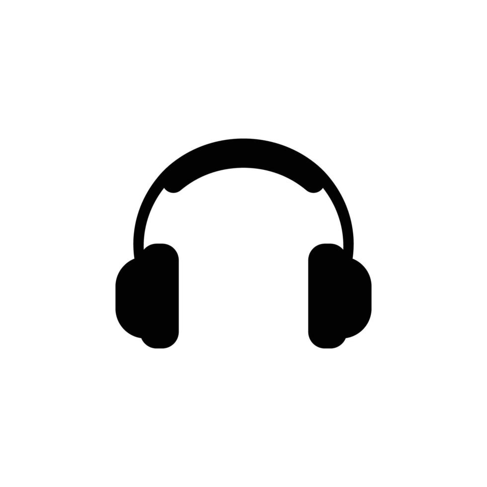 headphone icon design template vector