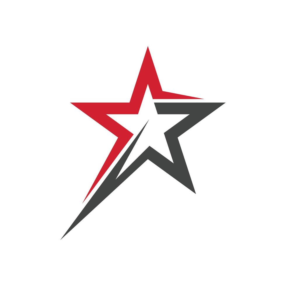 vector de plantilla de diseño de icono de logotipo de estrella