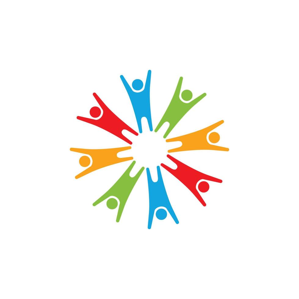 community logo icon design template vector