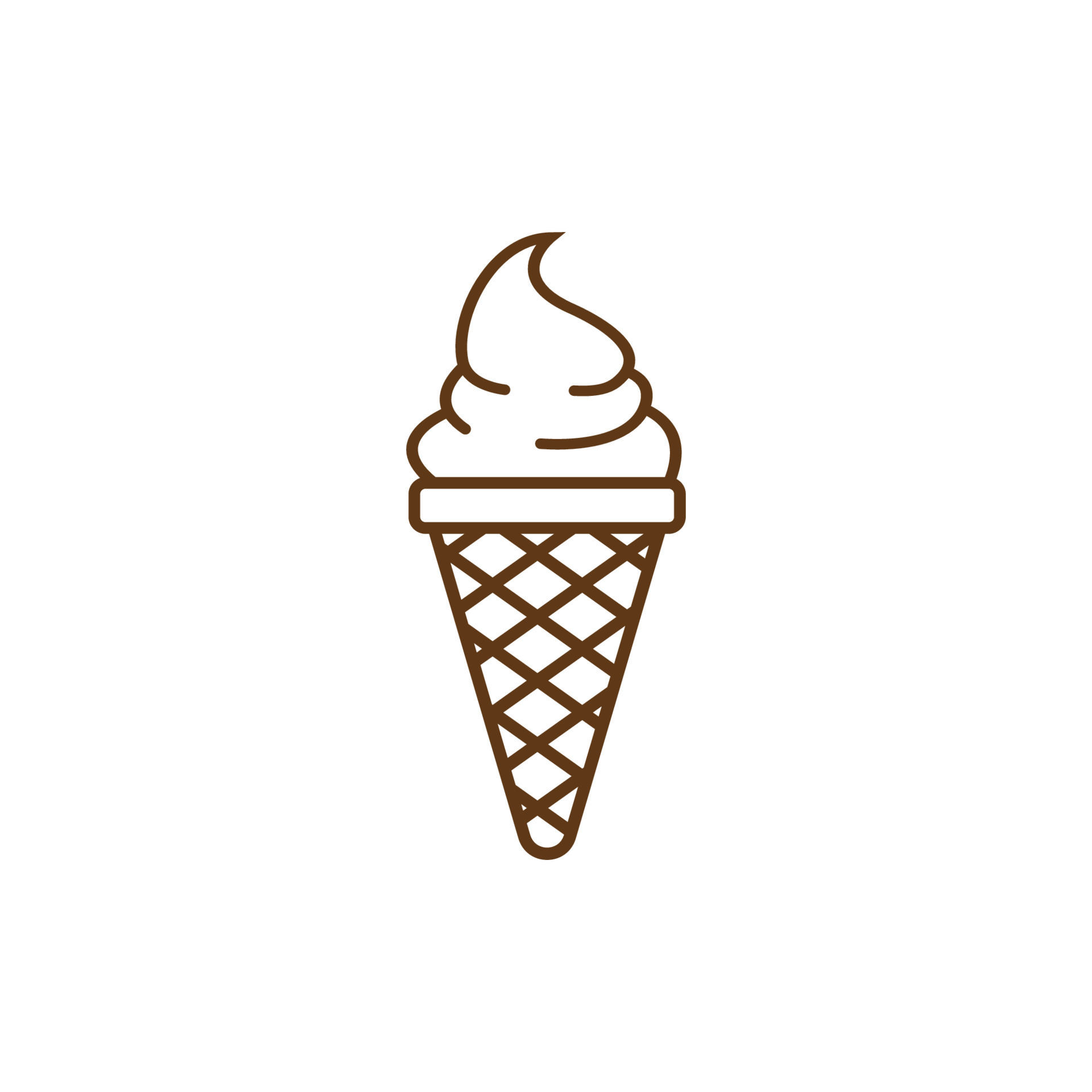 ice cream logo icon design template vector 7636310 Vector Art at Vecteezy