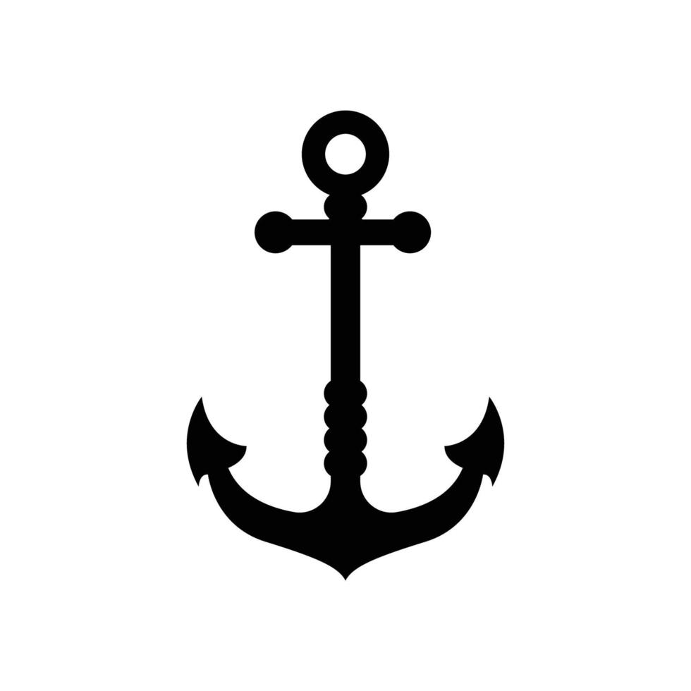 anchor icon design template vector