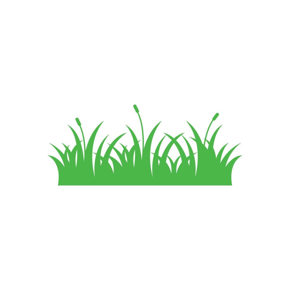 grass icon design template vector