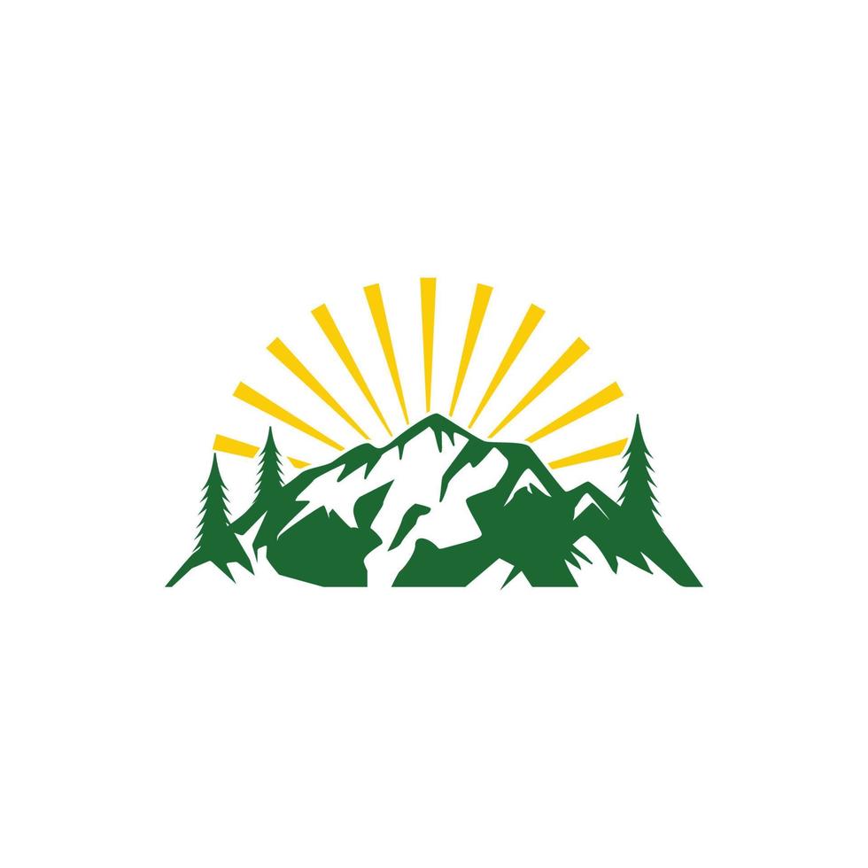 mountain logo icon design template vector