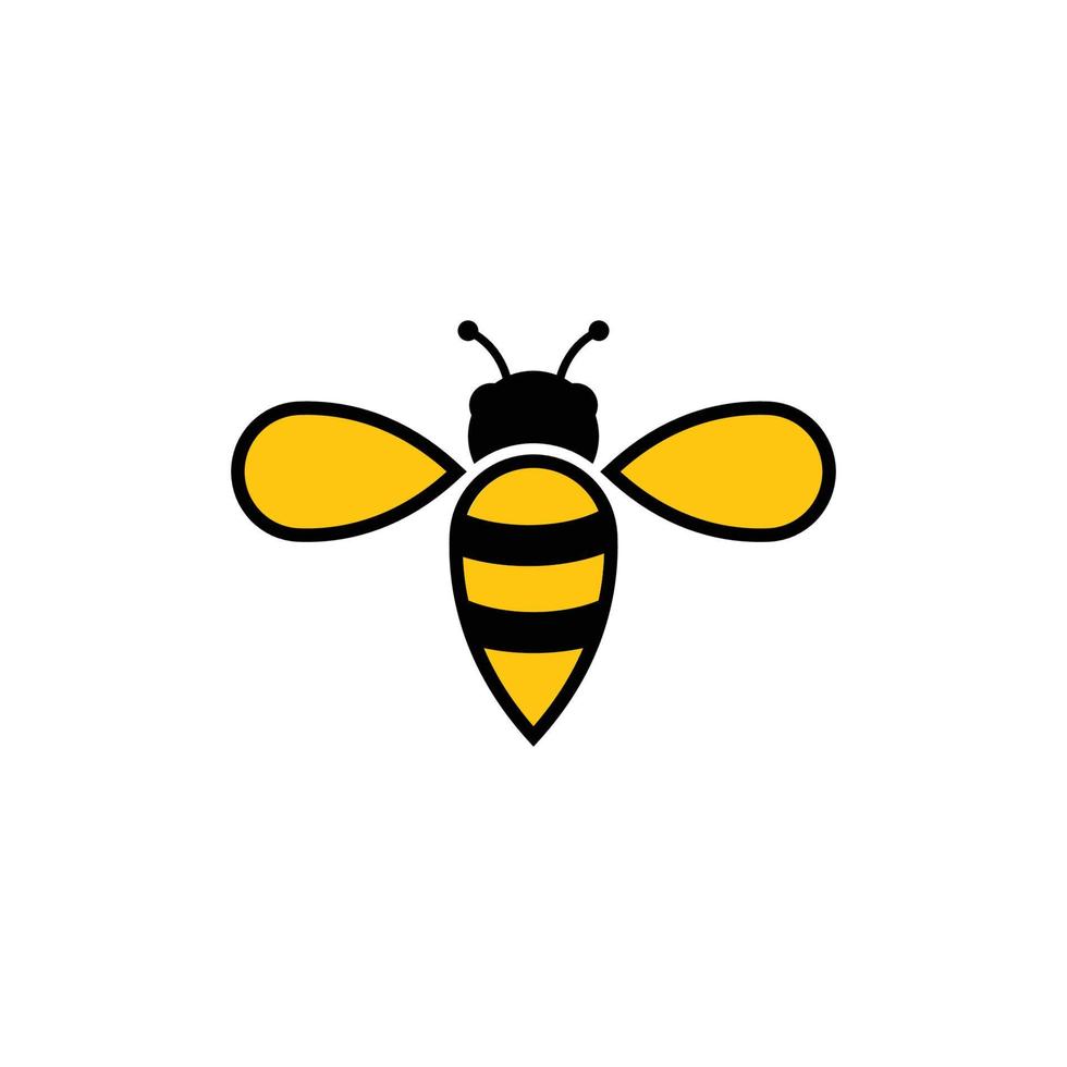 bee icon design template vector
