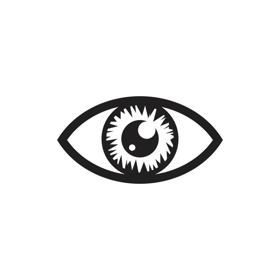 eye icon design template vector