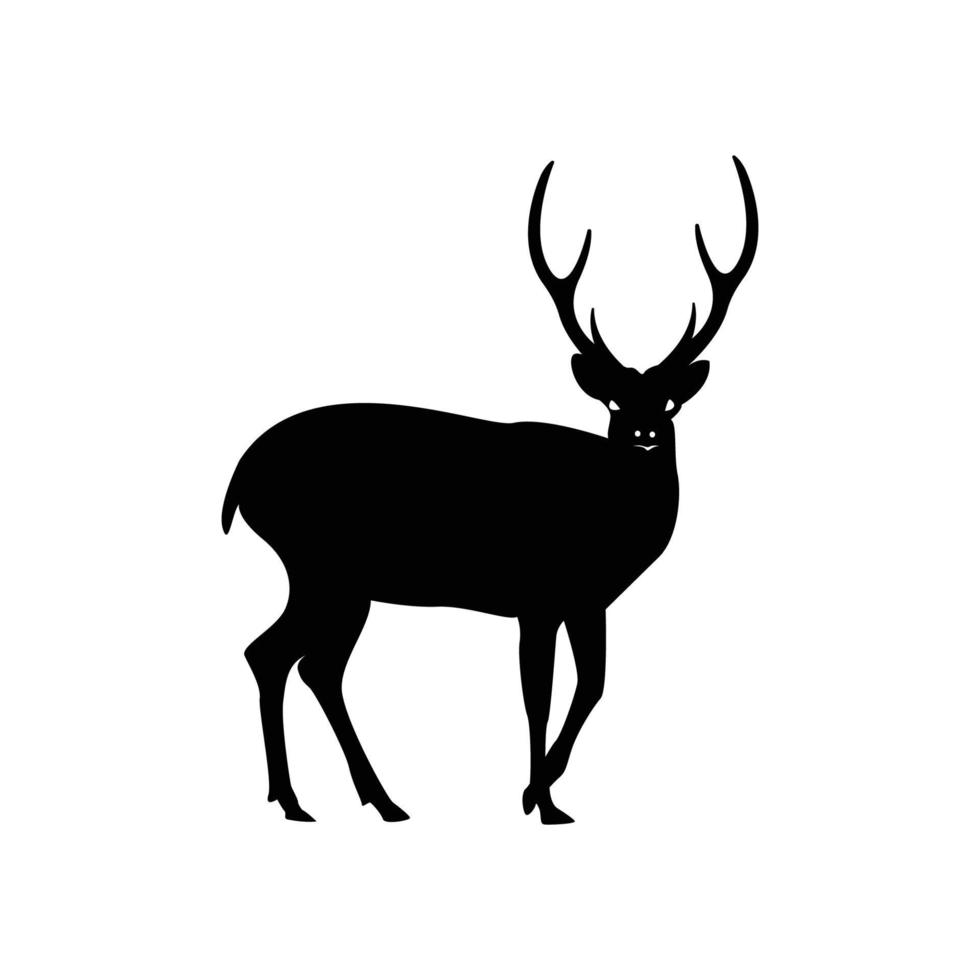 deer icon design template vector