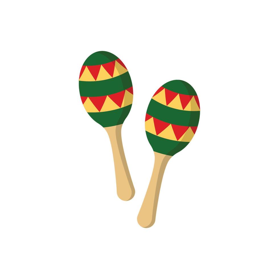 vector de plantilla de diseño gráfico de maracas