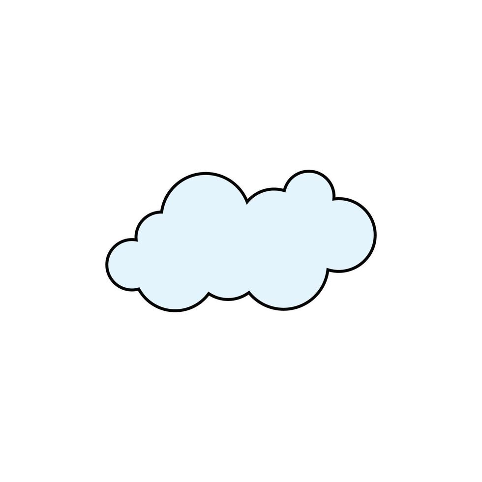 cloud clipart design vector