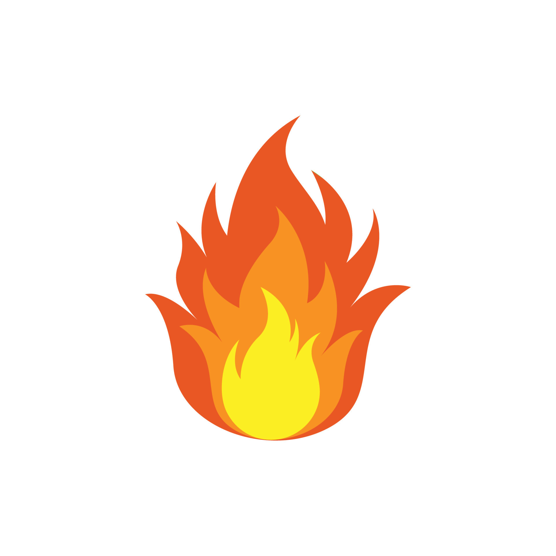 fire icon design template 7636823 Vector Art at Vecteezy