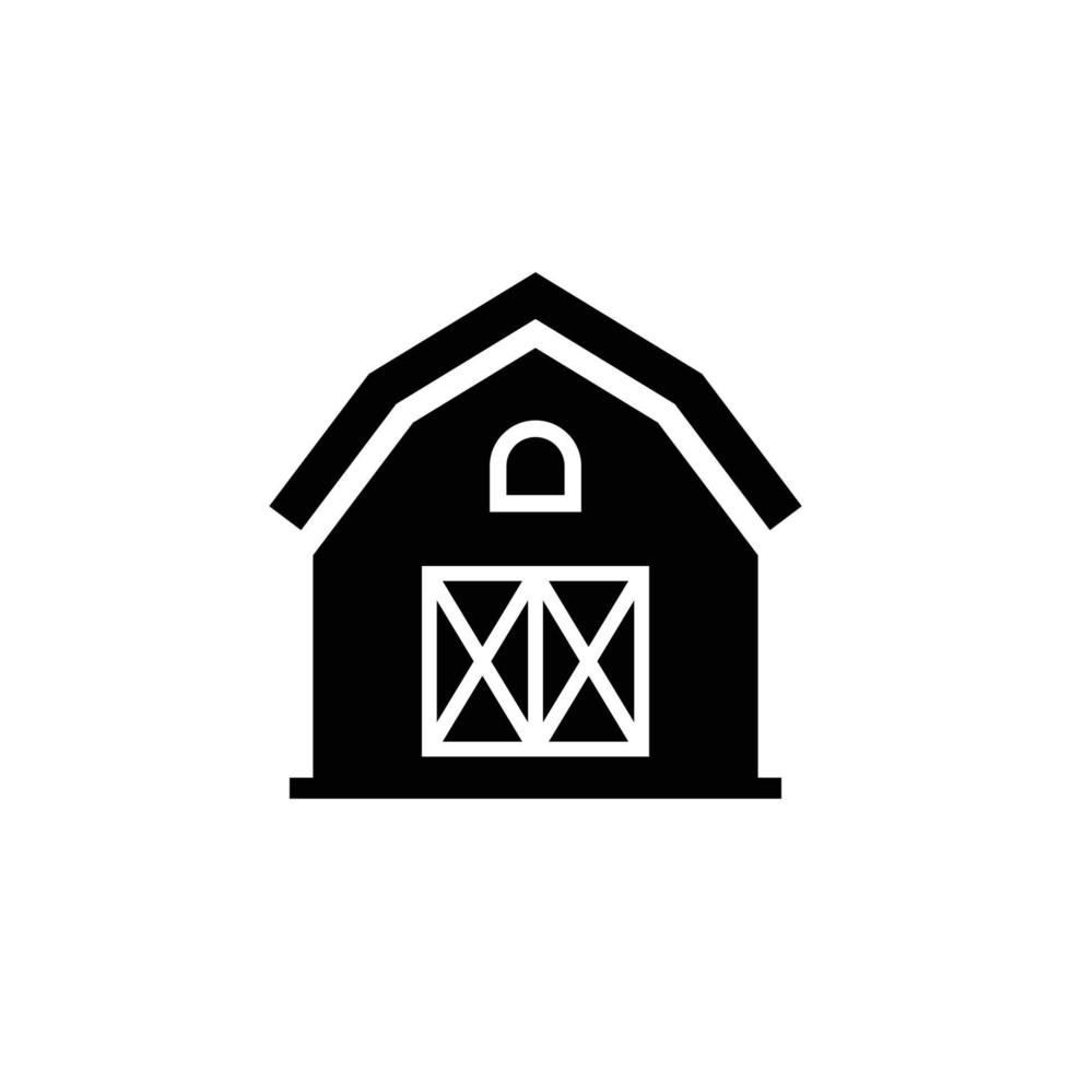 barn icon design template vector