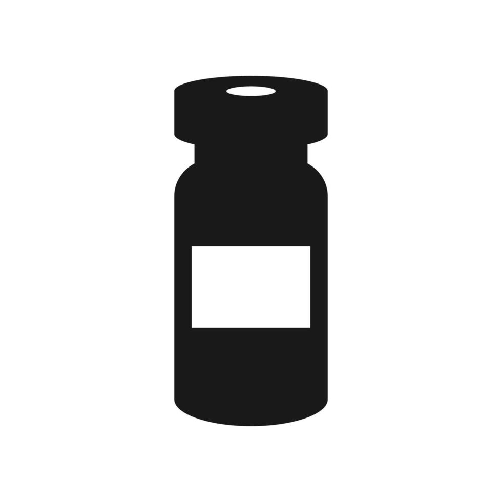 vial icon design template vector