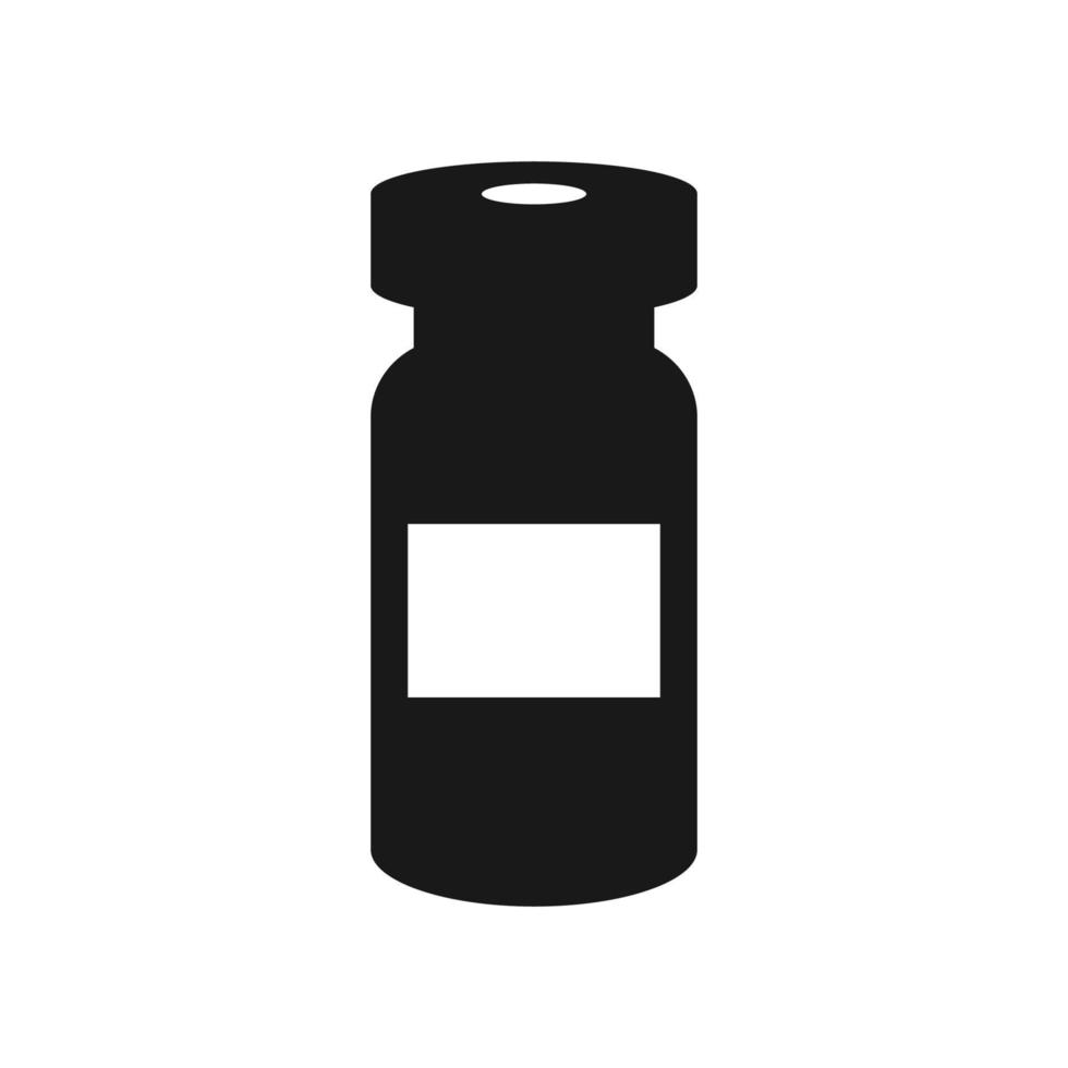 vial icon design template vector