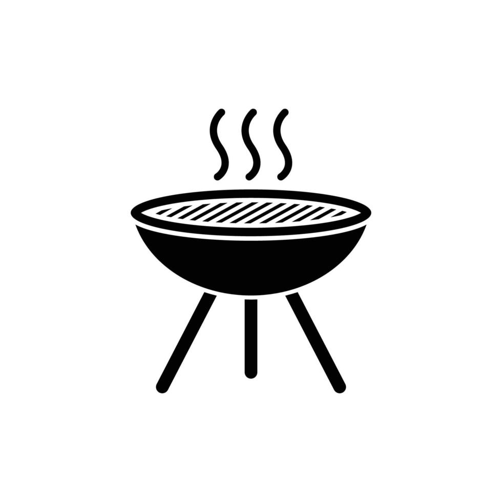 bbq icon design template vector