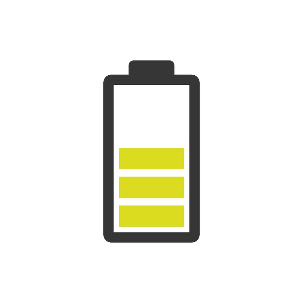 battery icon design template vector