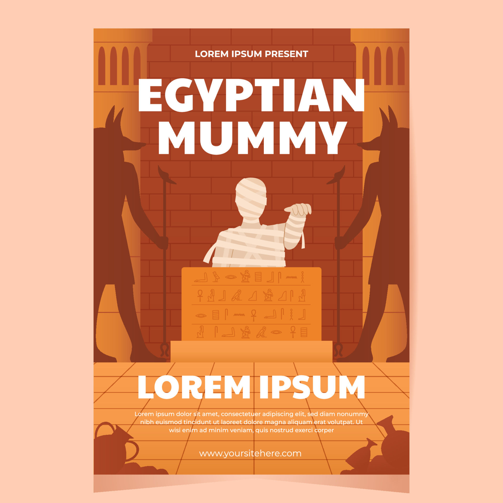 egyptian-mummy-poster-template-7636915-vector-art-at-vecteezy