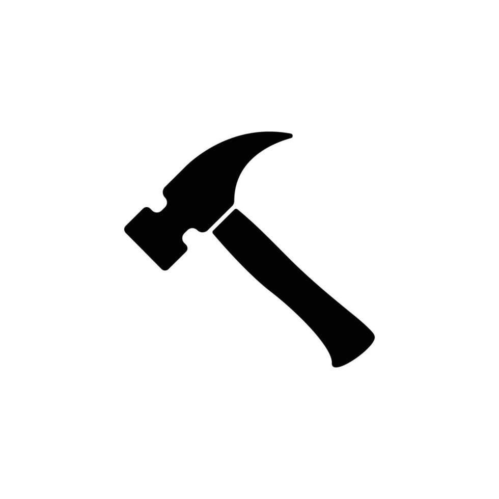 hammer icon design template vector