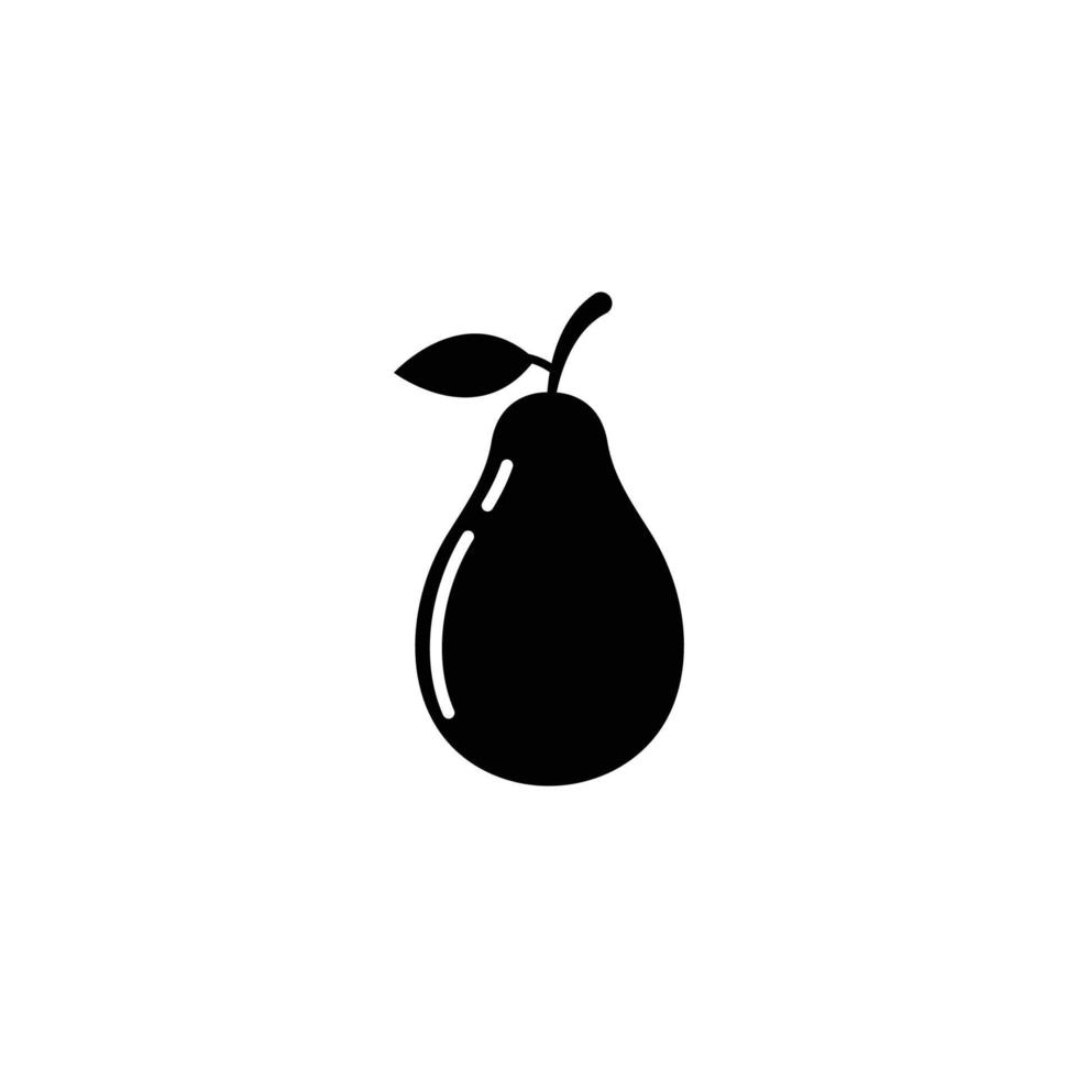 pear icon design template vector