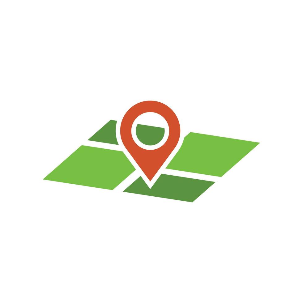 location pin icon design template vector