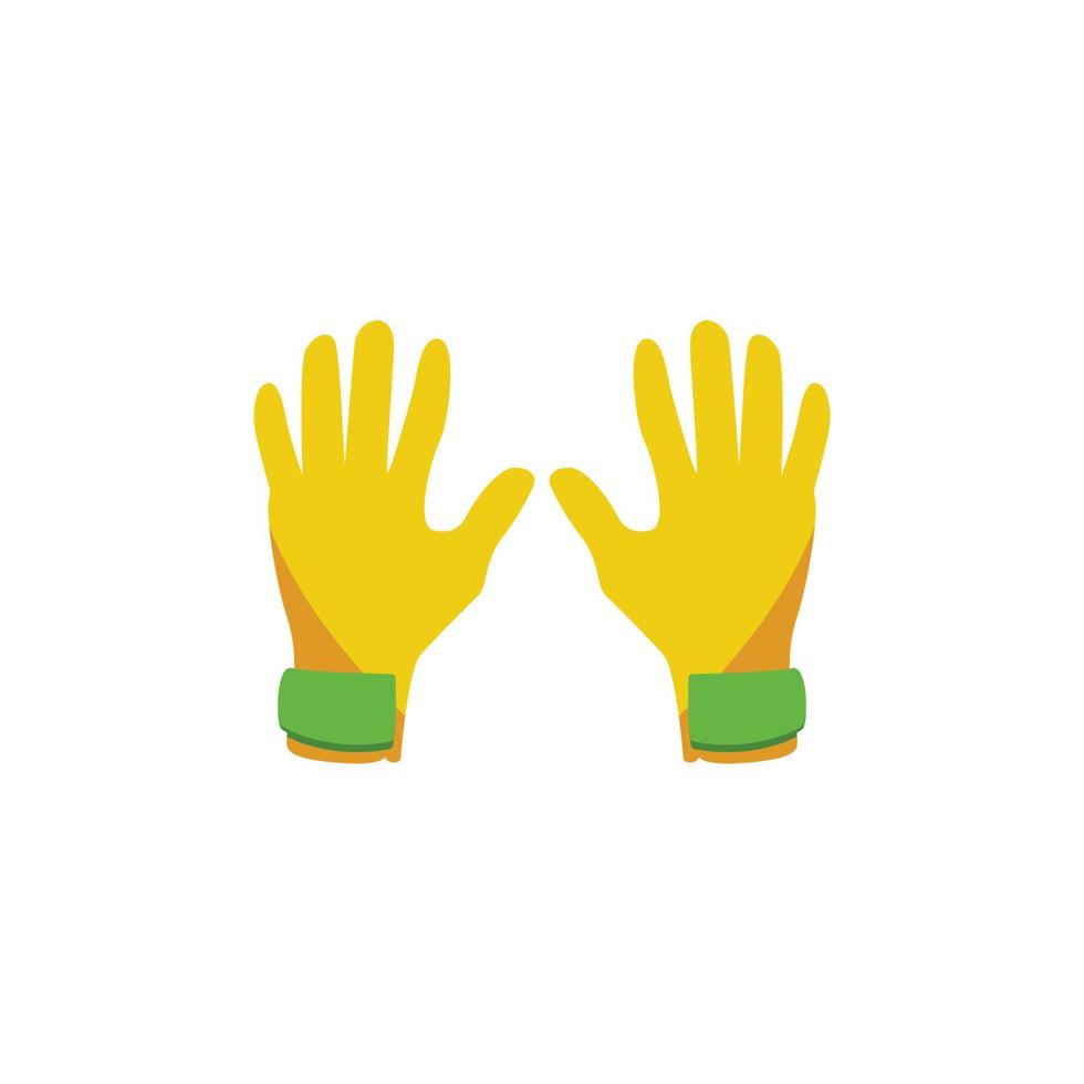gloves logo icon design template vector