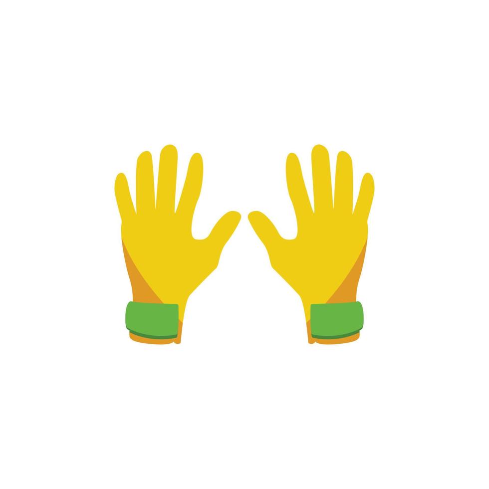 gloves logo icon design template vector