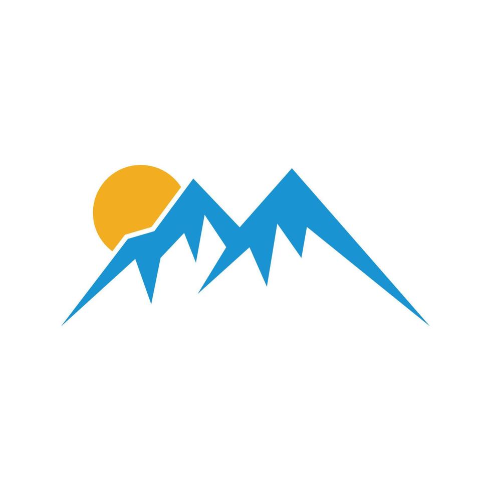 mountain logo icon design template vector