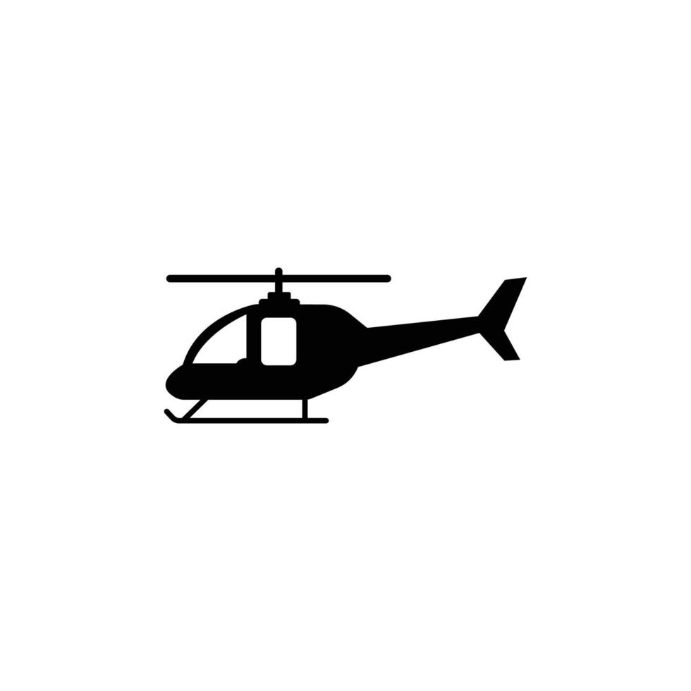plantilla de diseño de icono de helicóptero vector