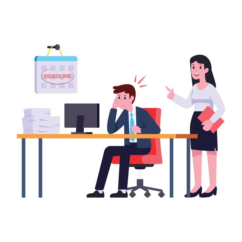 Persons monitoring business deals vector