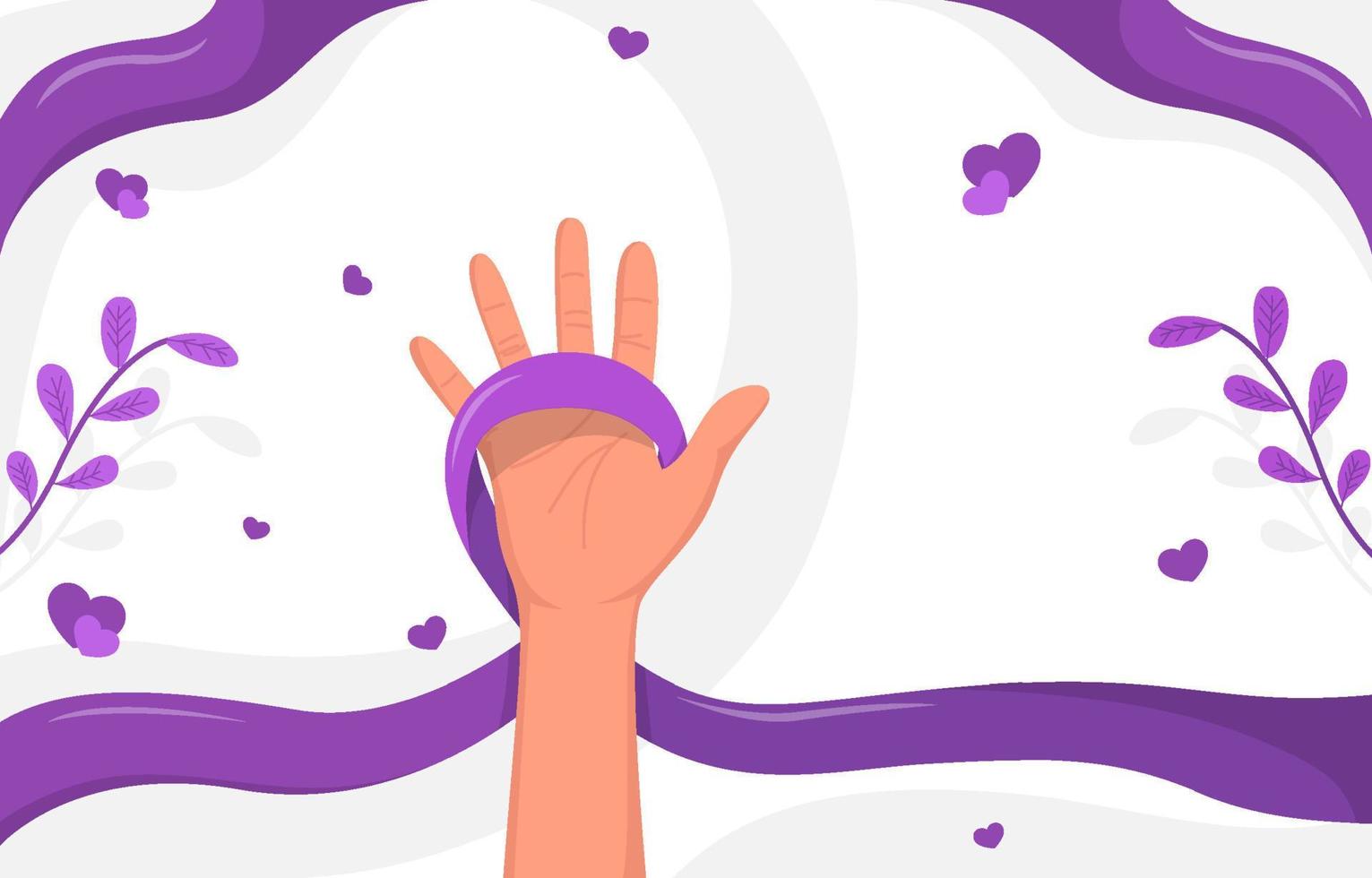 Cancer Survivor Day Background with Ribbon vector