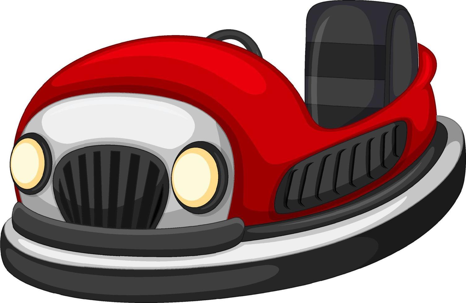 Bumper car in cartoon style vector