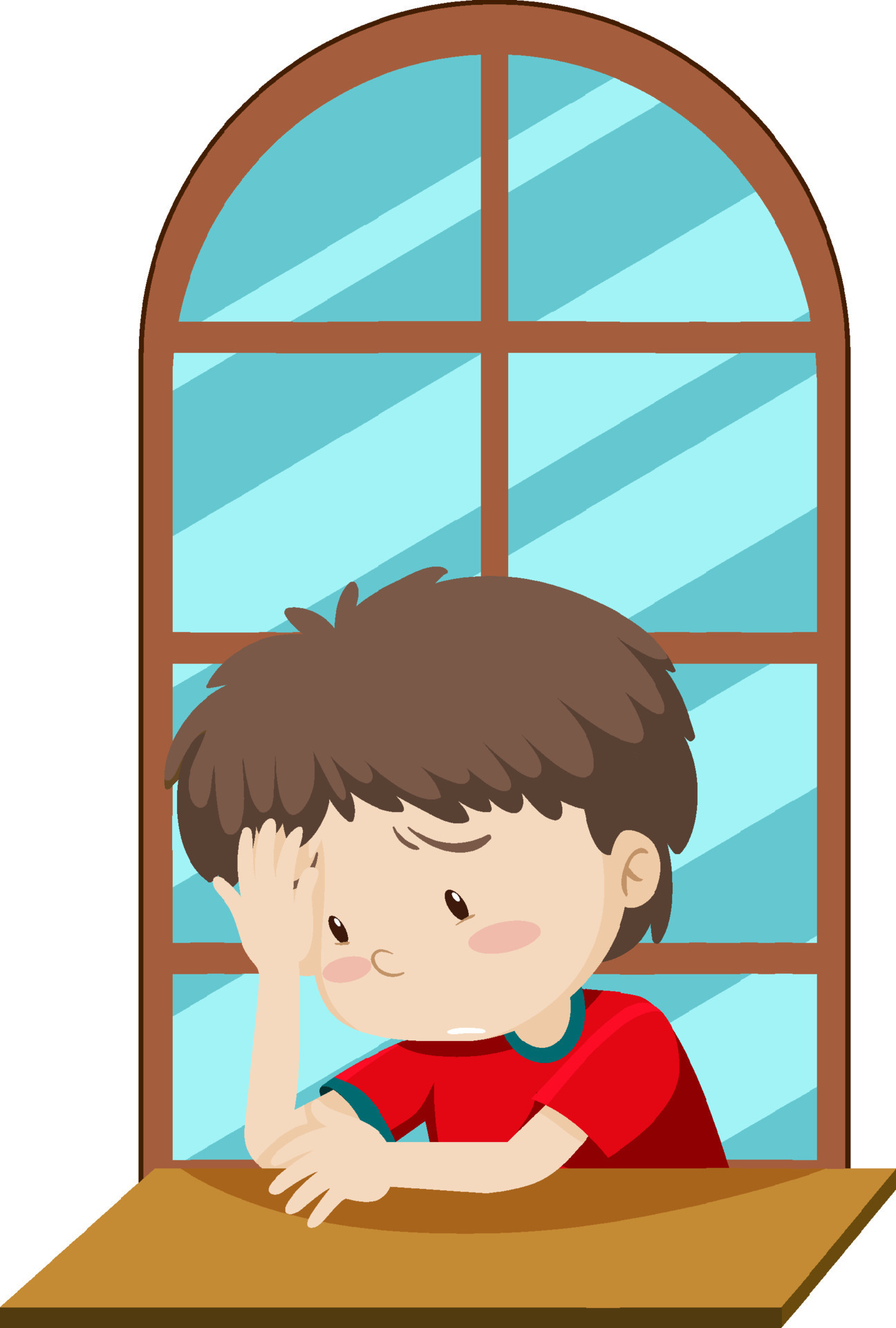 Sad boy simple cartoon character 7637500 Vector Art at Vecteezy Sad boy simple cartoon character 7637500 Vector Art at Vecteezy