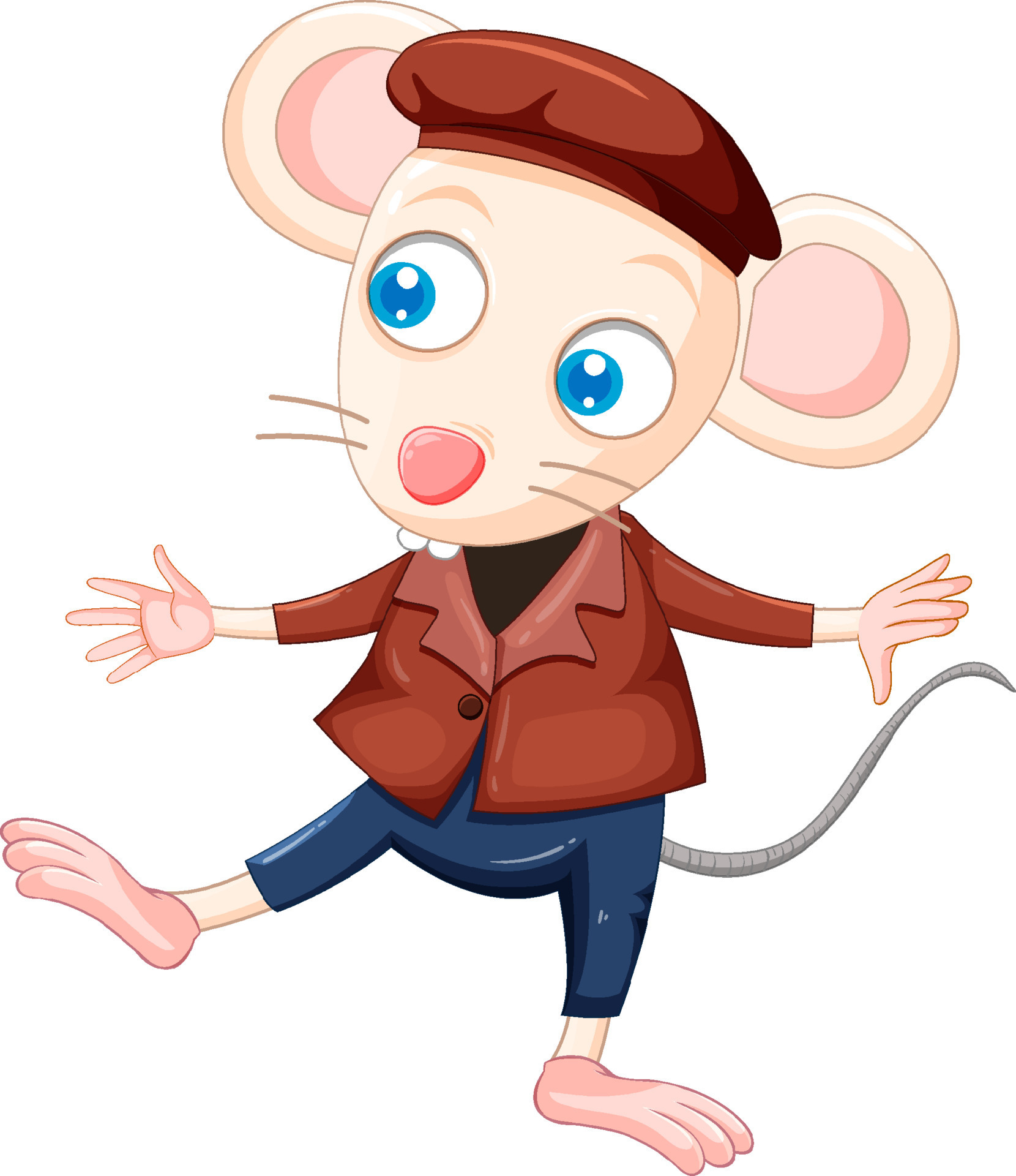Cartoon mouse wearing clothes 7637730 Vector Art at Vecteezy Cartoon mouse wearing clothes 7637730 Vector Art at Vecteezy