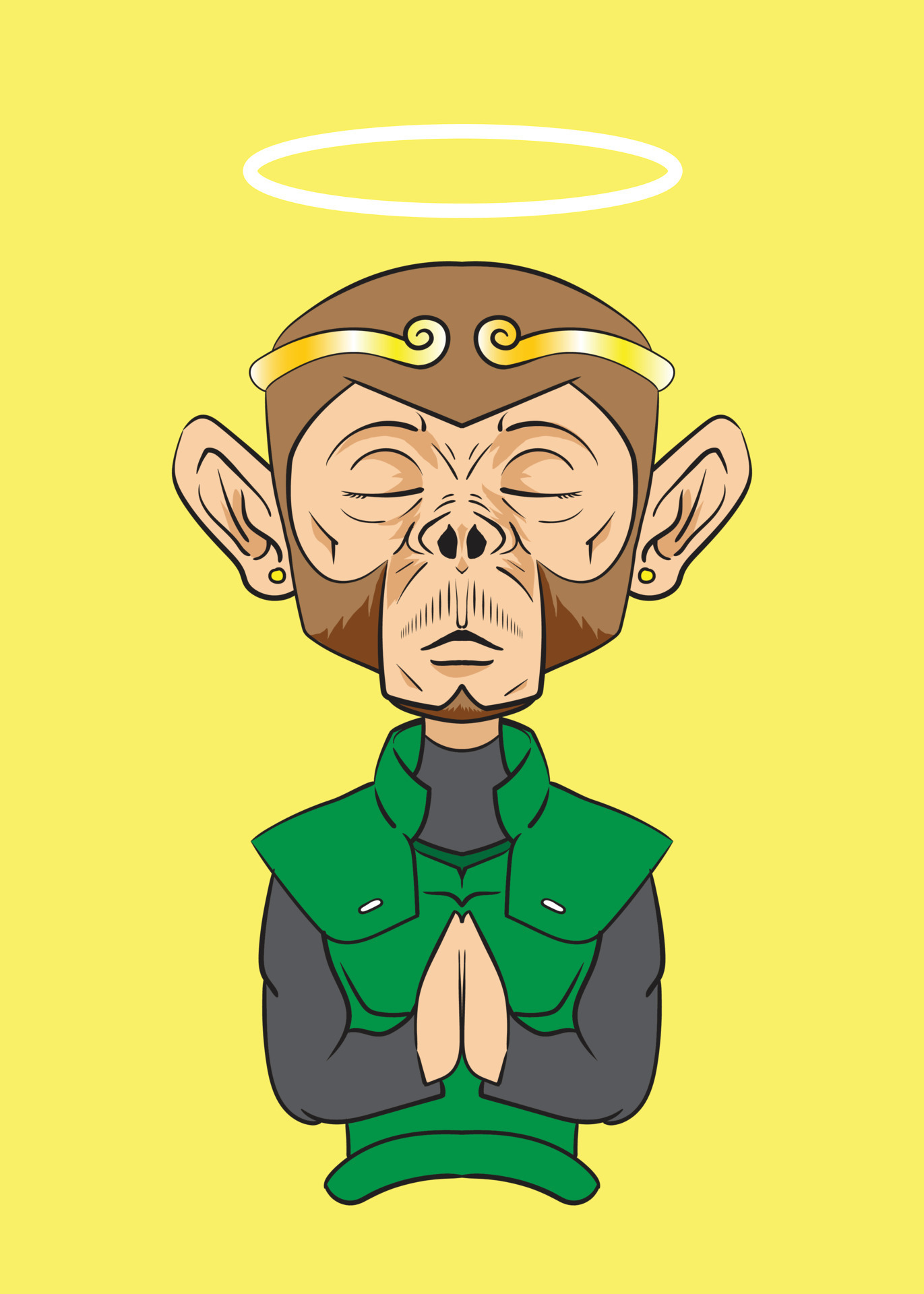 Praying Monkey represent lord hanuman cartoon vector illustration 7637872 Vector Art at Vecteezy Praying Monkey represent lord hanuman cartoon vector illustration 7637872 Vector Art at Vecteezy