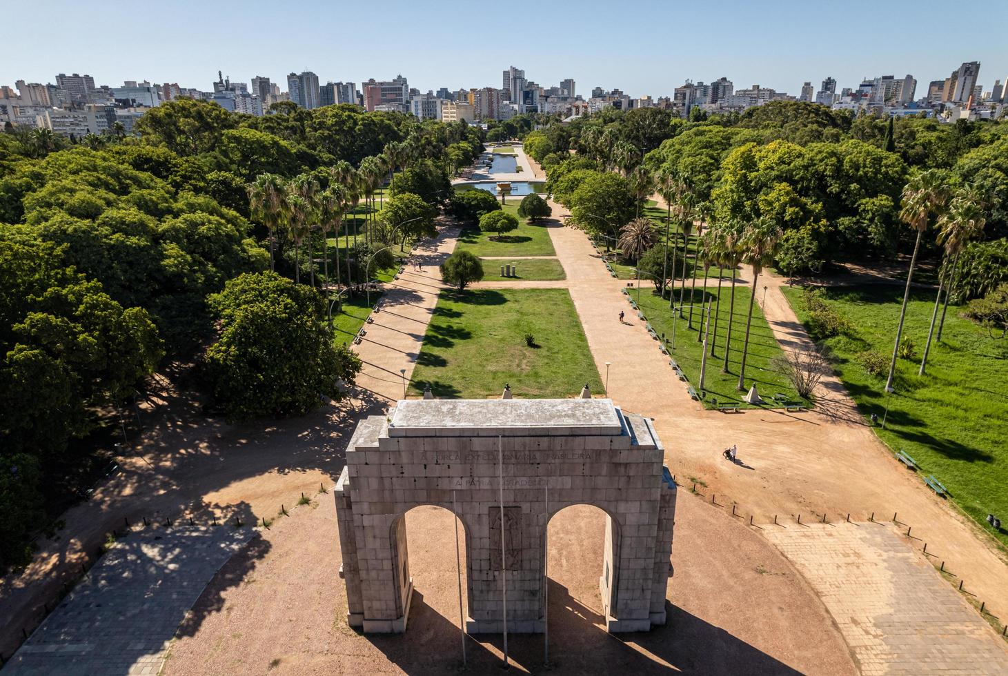 brasil, mayo de 2019 - vista aérea de porto alegre foto