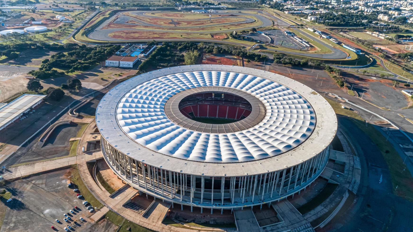 brasil, mayo de 2019 - vista del estadio nacional foto
