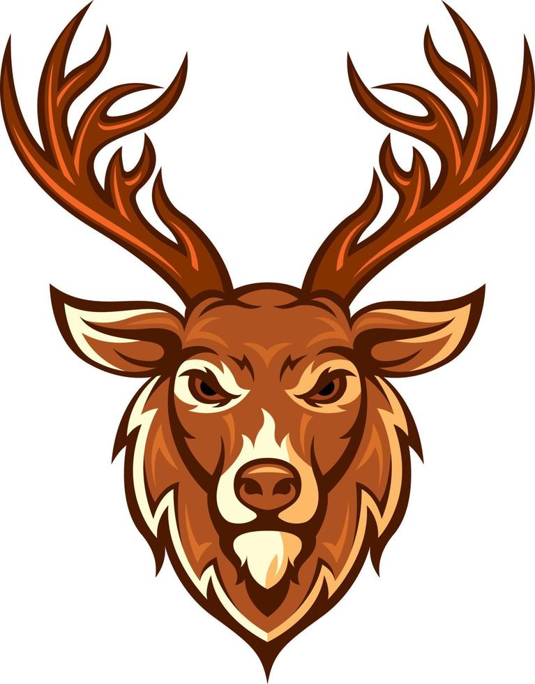 Head of deer vector illustration design