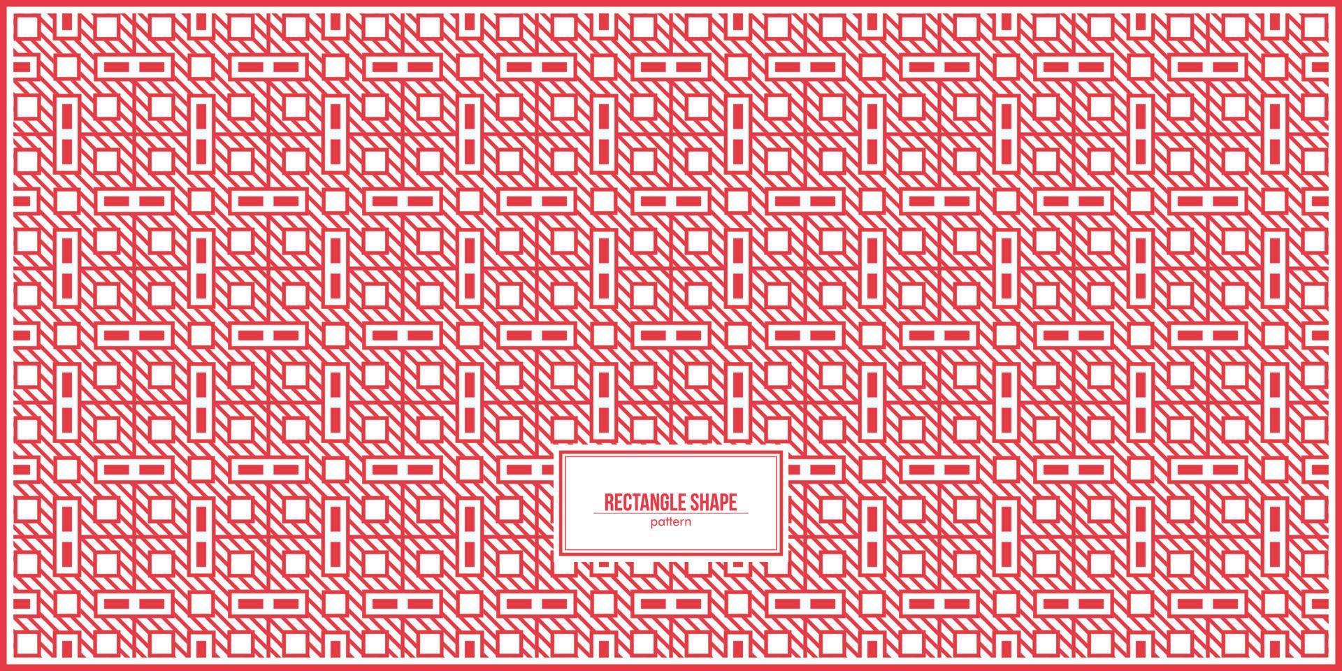 abstract rectangle red pattern with diagonal line vector
