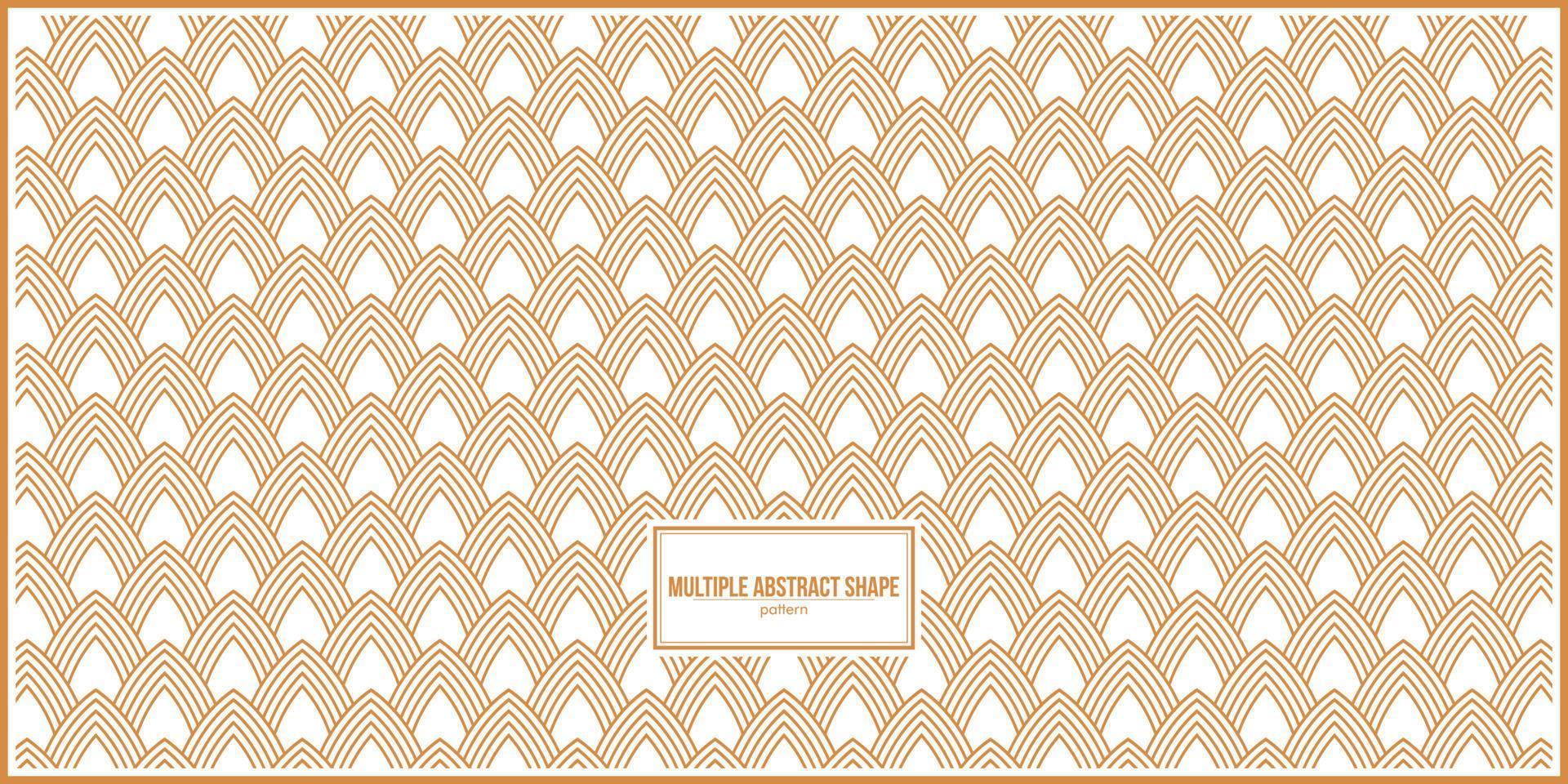 beautiful multiple abstract shape pattern vector