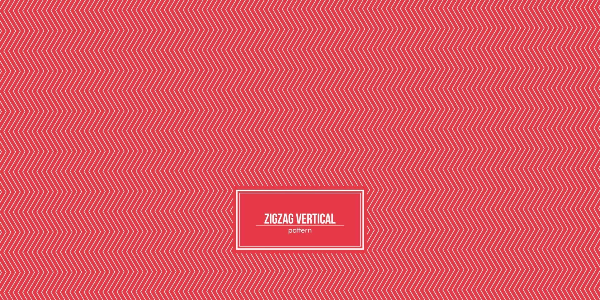 vertical zig zag line pattern on red background vector