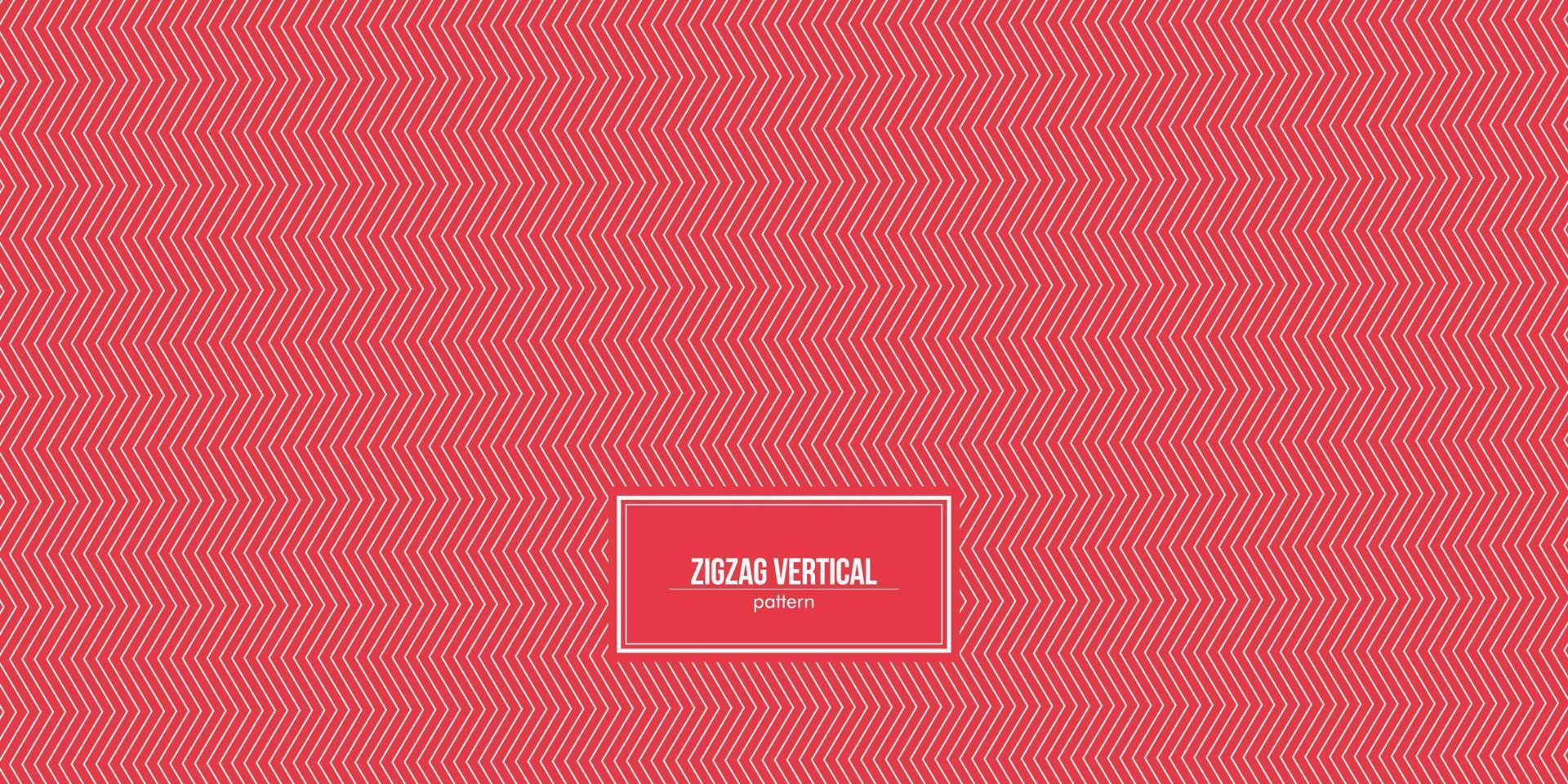 vertical zig zag line pattern on red background vector