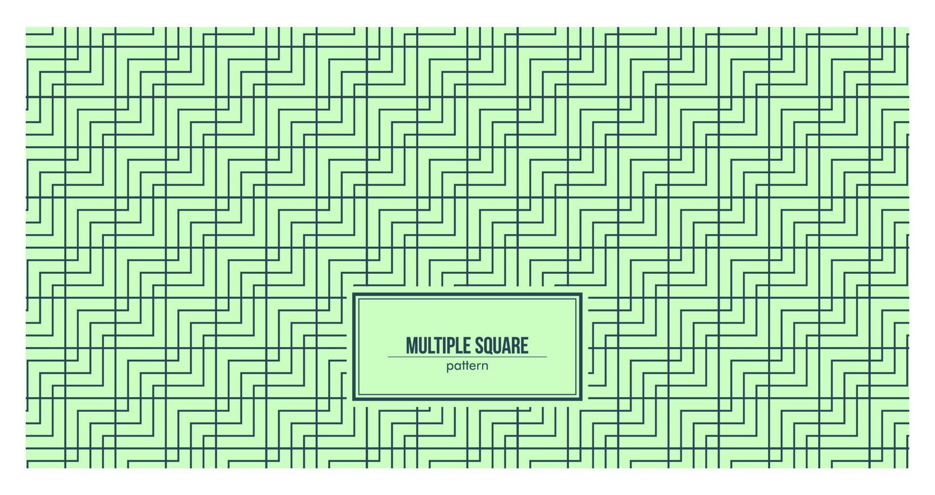 pattern with multiple squares which looks like a zigzag shape vector