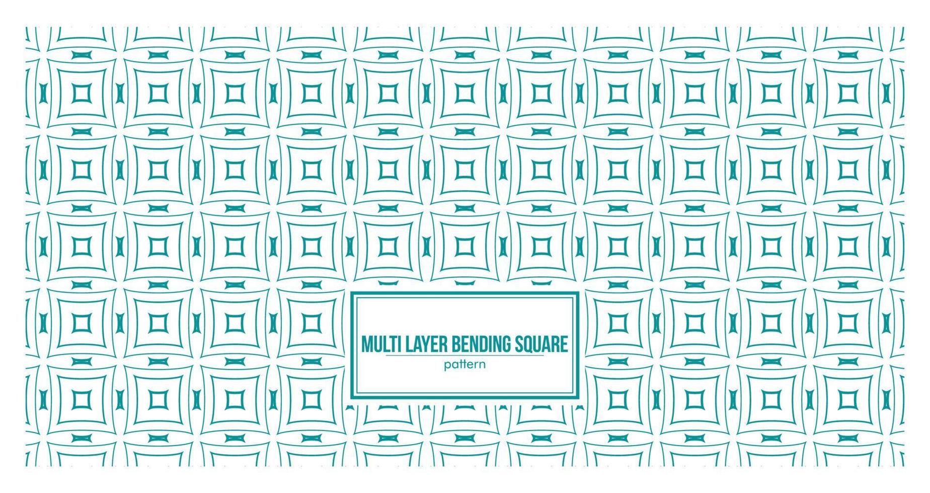 multi layer bending square pattern vector