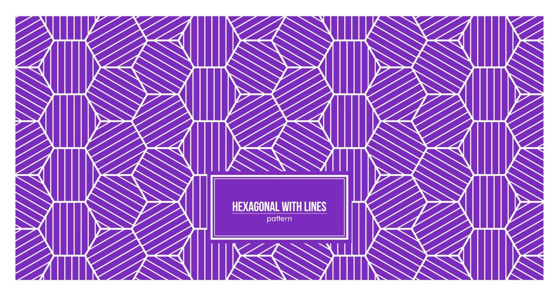 multiple line in the hexagonal shape pattern vector
